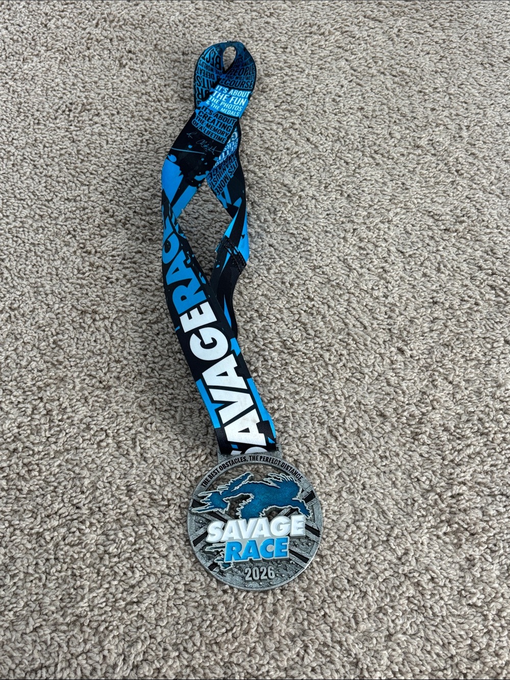 Savage Race 2026 Finisher Medal